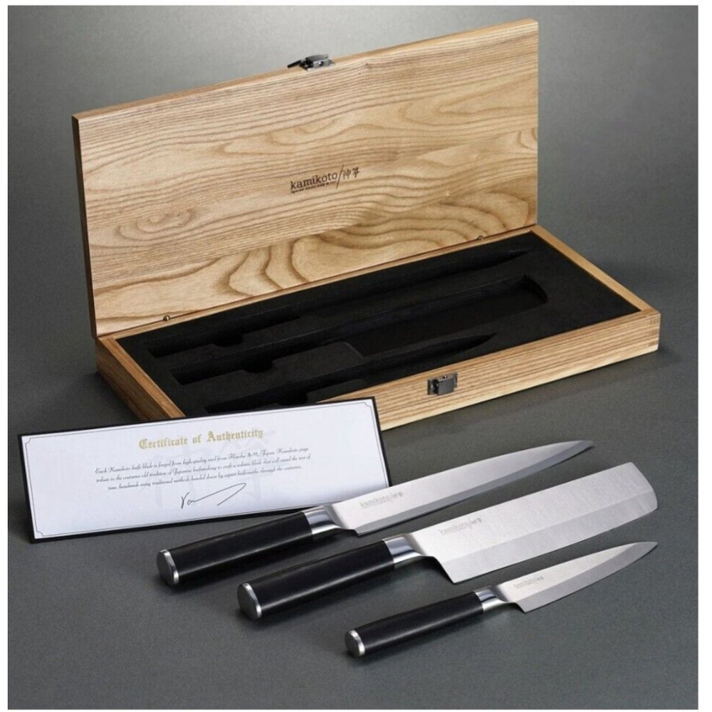 Kitchen knife set - Best Chef Knives - Ibaraki Steel- Japanese Kitchen Knives